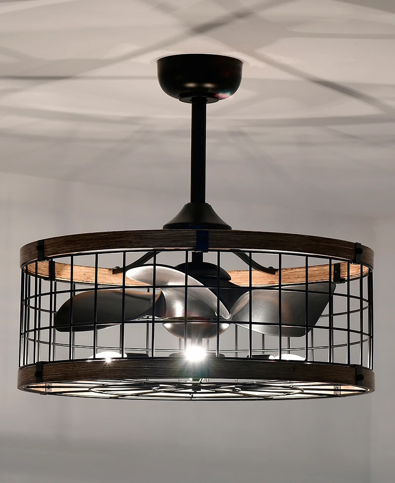 Home Accessories 24.8" Selma Indoor Ceiling Fan with Light Kit and Remote