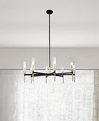 Home Accessories 33" Hirsha 8-Light Indoor Chandelier with Light Kit