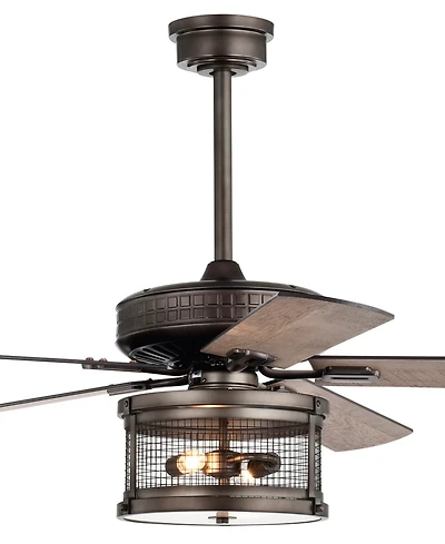 Home Accessories 52" Cadence 2-Light Indoor Ceiling Fan with Light Kit and Remote