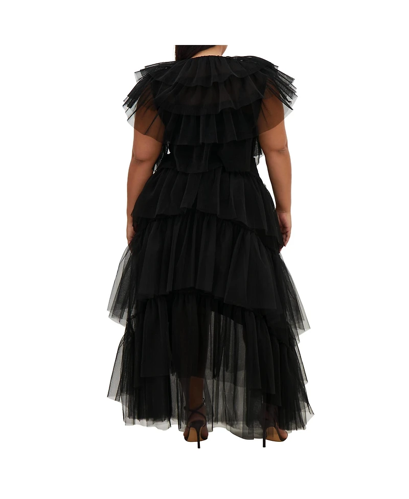 City Chic Plus Tulle Sweetheart Jacket