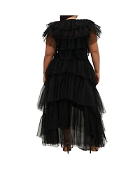 City Chic Plus Tulle Sweetheart Jacket