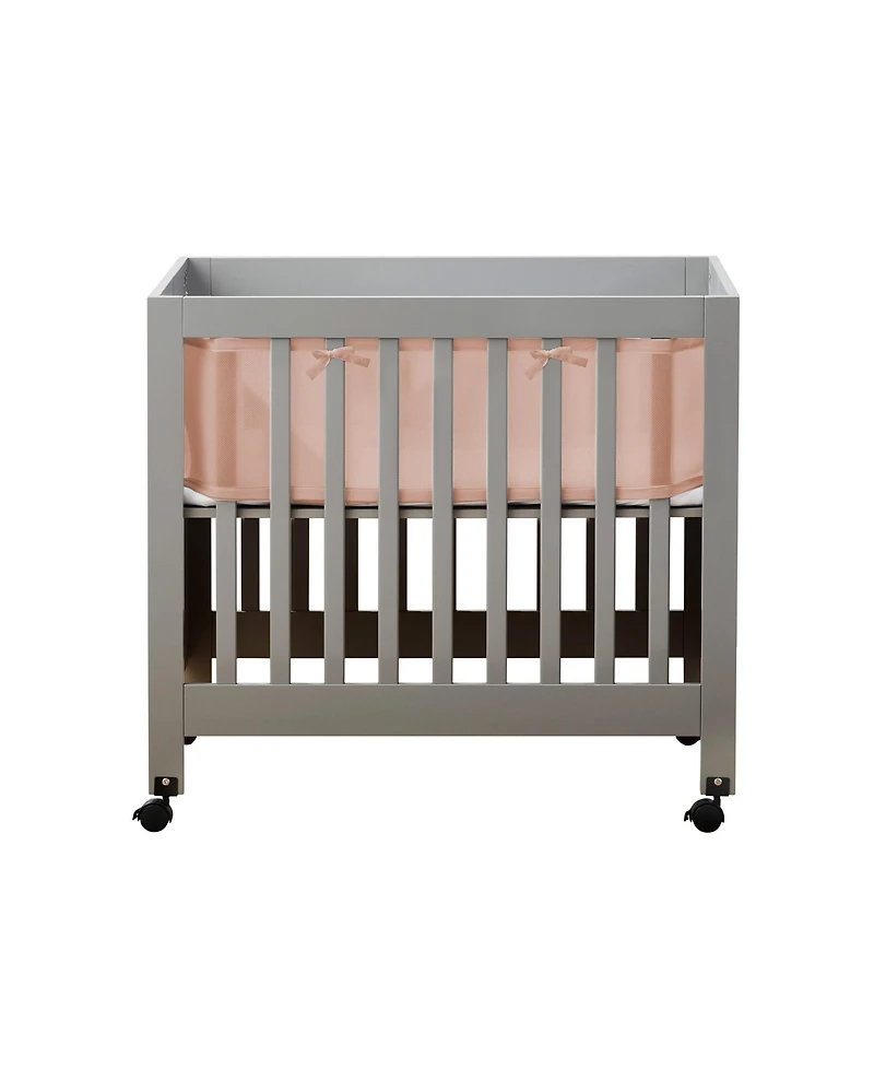 Halo Dream Inc. Breathable Mesh Liner for Mini Cribs, Deluxe 4mm