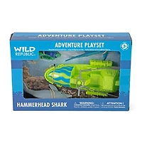 Wild Republic Adventure Box Set Shark Figurines, 4 Pieces