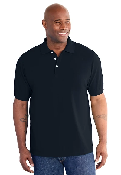 KingSize Big & Tall Shrink-Less Classic Cotton Polo Shirt