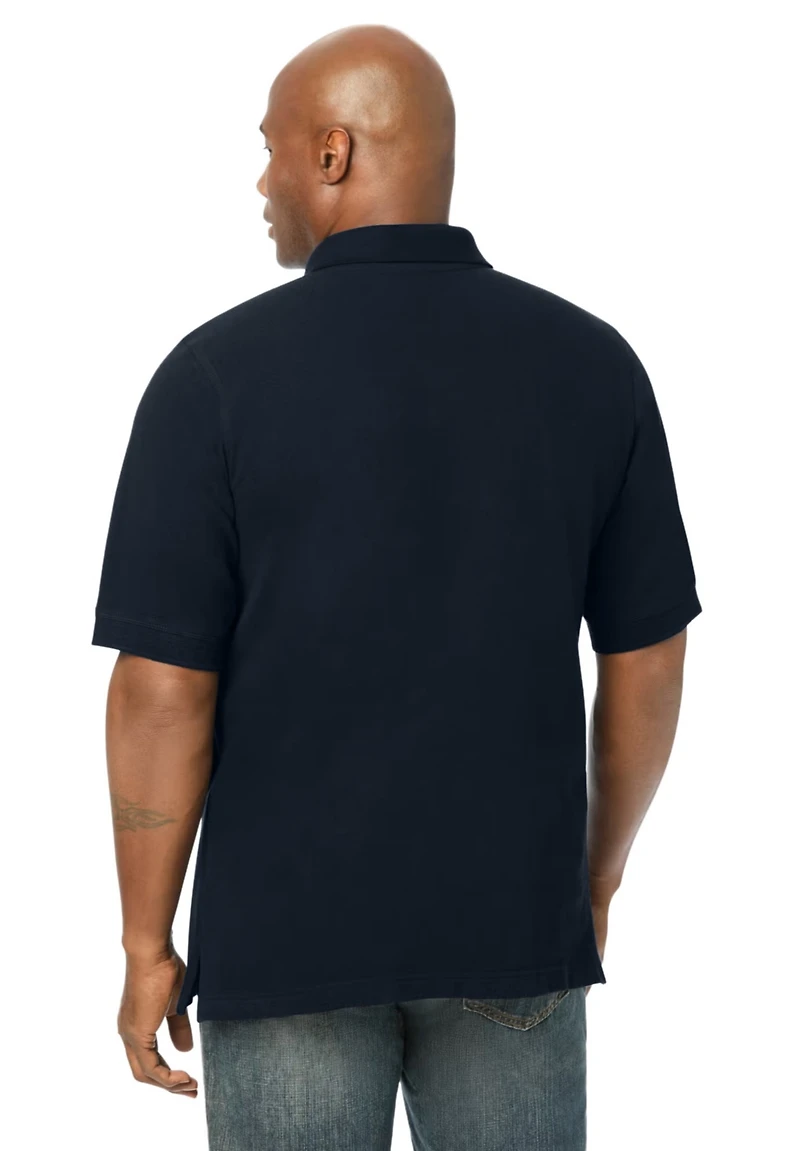 KingSize Big & Tall Shrink-Less Classic Cotton Polo Shirt