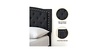 gaomon Queen Bed Frame with Adjustable Headboard