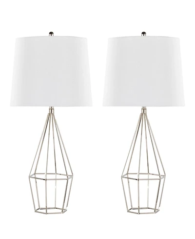 Lumisource Geome 27" Contemporary Table Lamp, Set of 2