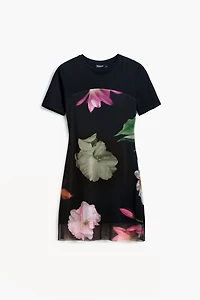 Desigual Women's Short dress with combined flowers