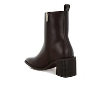 Muskox Square Toe Faux Leather Boots Women