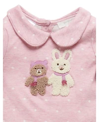 Purebaby Baby Girls Spot Coverall