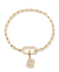 brook & york Petra Initial Charm Bracelet
