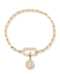 brook & york Petra Initial Charm Bracelet