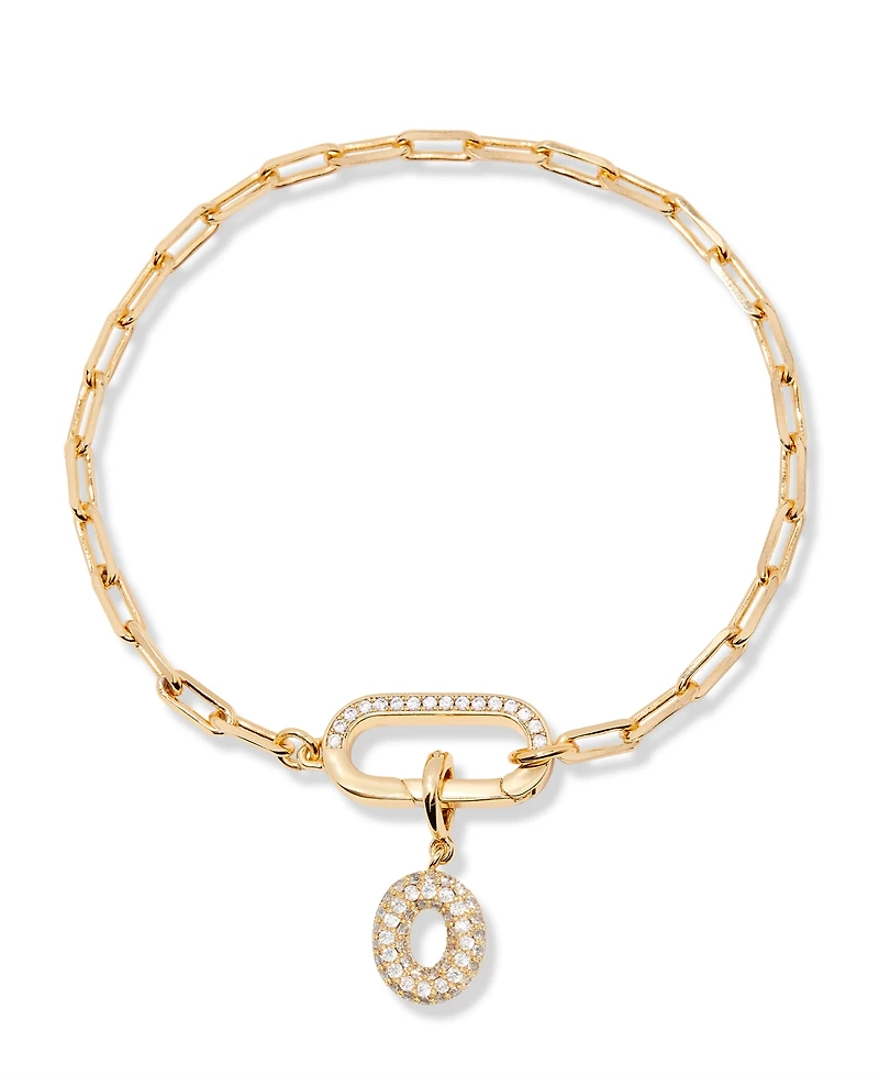 brook & york Petra Initial Charm Bracelet