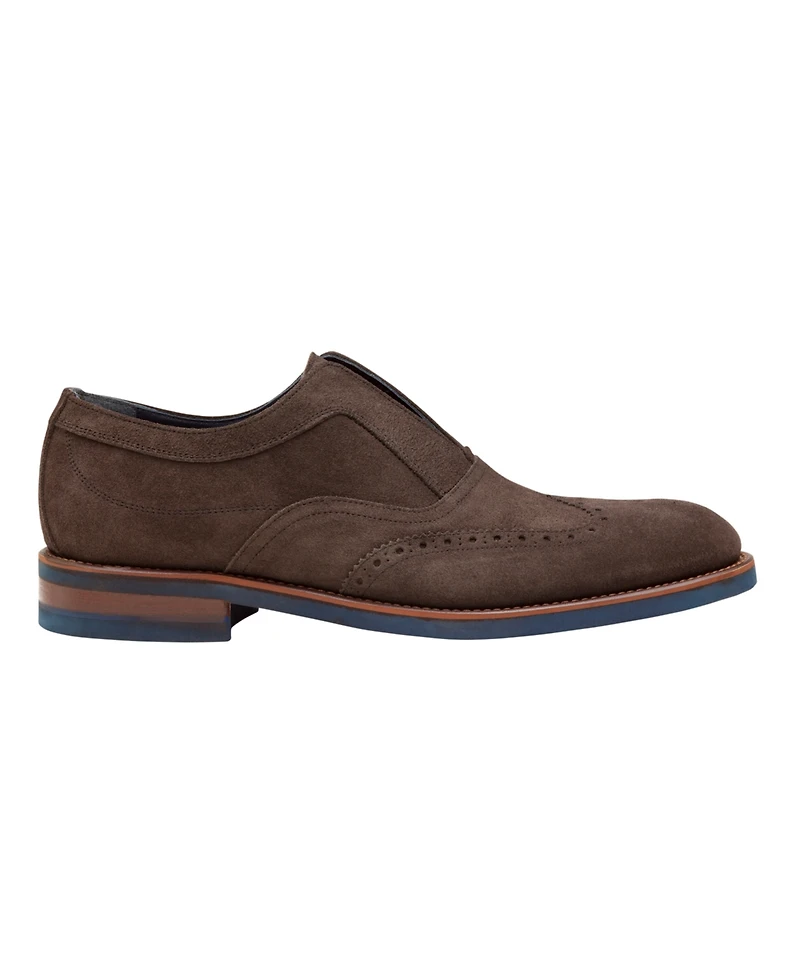 Johnston & Murphy Men's Ashford Wingtip Slip On Shoe