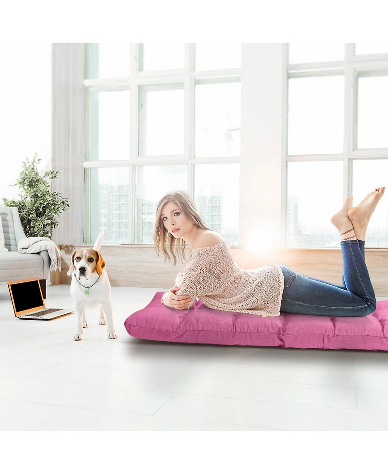 Gouun 14-Position Adjustable Folding Lazy Gaming Sofa