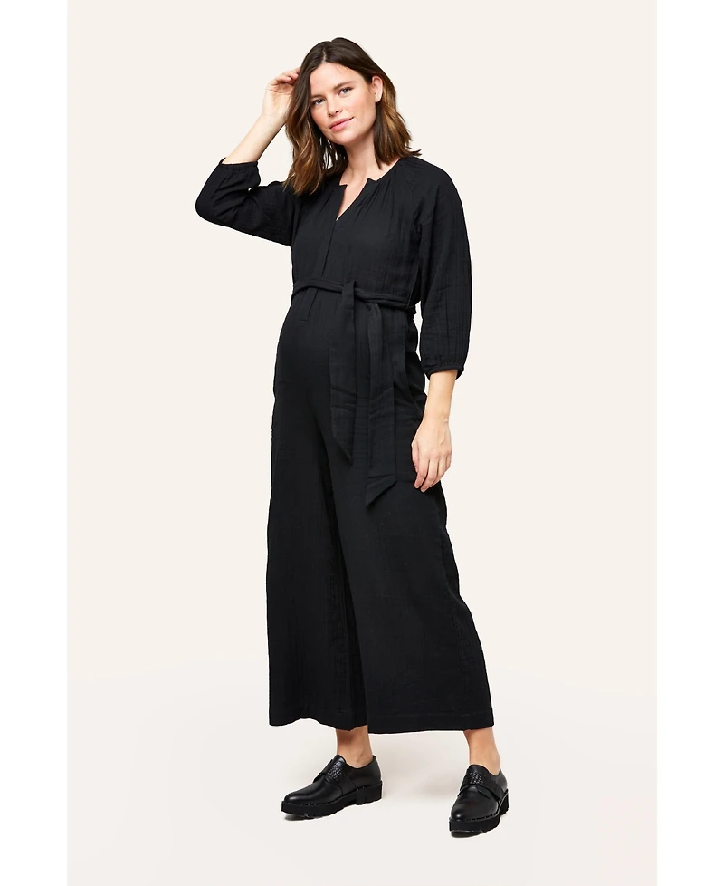 Nom Maternity Alma Nursing Jumpsuit