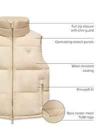 Tumi Women's Heat Seal Quilted Midweight Prima Loft Filled Vest