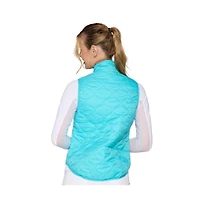 G Lifestyle Clothing Women's Double Zip Padded Vest
