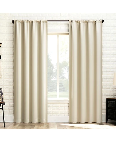 Bergen Theater Grade Extreme 100% Blackout Rod Pocket Curtain Panel