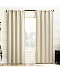 Bergen Theater Grade Extreme 100% Blackout Rod Pocket Curtain Panel