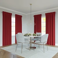 Oslo Theater Grade Extreme 100% Blackout Rod Pocket Curtain Panel