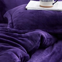 Thicker Than Thick - Coma Inducer Comforter Set - Standard Plush Filling - Parachute Purple , California King