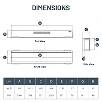 Mondawe 70" Tv Stand with 36" Electric Fireplace With Remote Control,White
