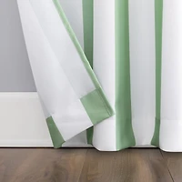 Valencia Cabana Stripe Indoor/Outdoor Uv Protectant Room Darkening Grommet Curtain Panel