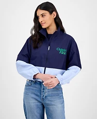 Calvin Klein Jeans Women's Colorblock Windbreaker Jacket
