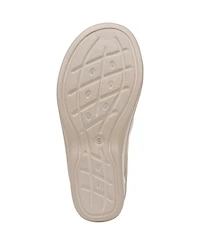 LifeStride Women's Smile 3 Washable Slide Wedge Sandals