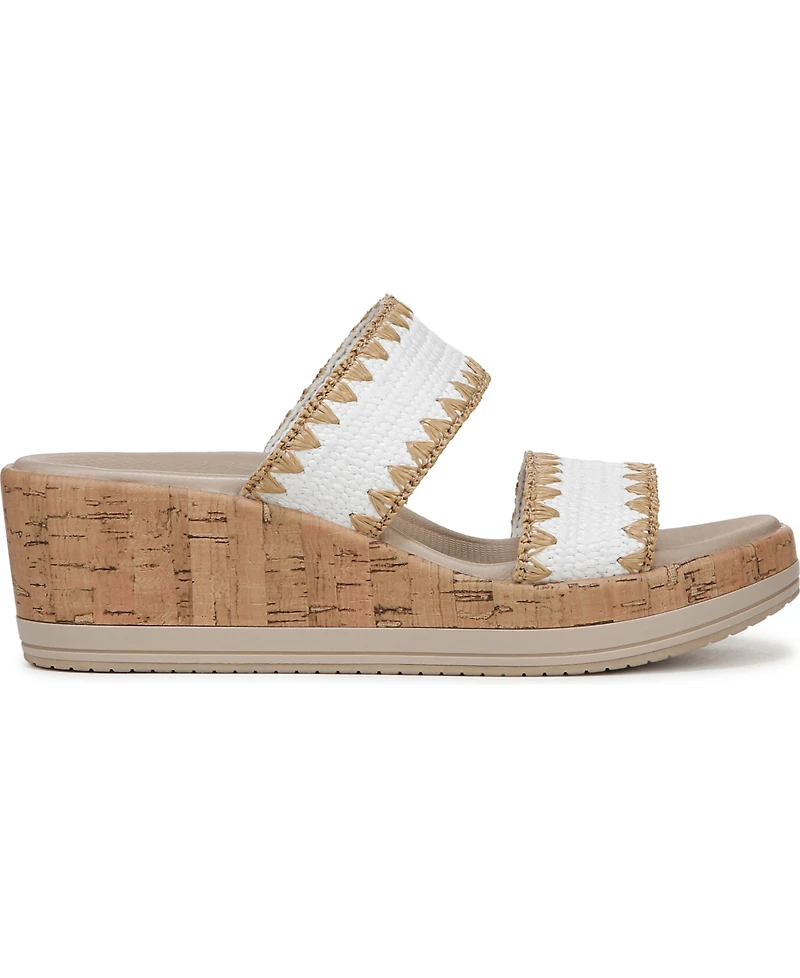 LifeStride Women's Resort Washable Slide Wedge Sandals