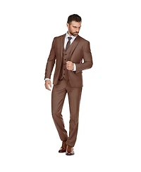 Braveman Men's 3-Piece Premium Vested Slim Fit Suit