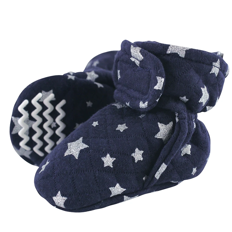 Hudson Baby Boys Unisex Cozy Quilted Bootie Pair