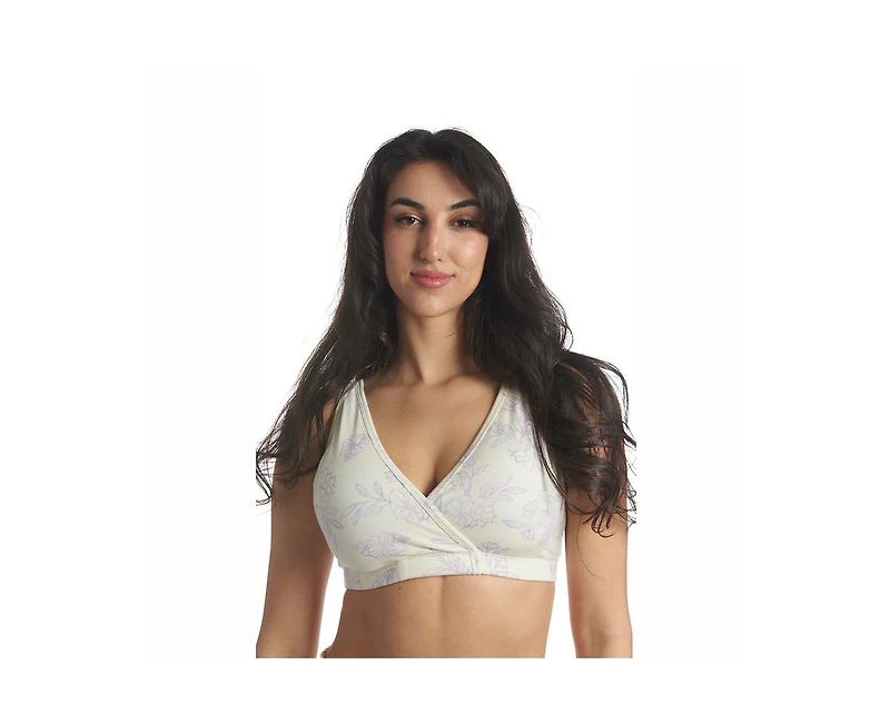 Everly Grey Maternity Paisley 3-Pack Maternity/Nursing Sleep Bras