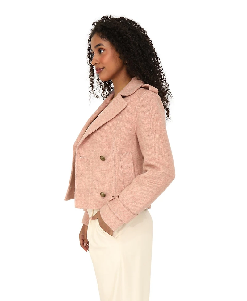 Belle & Bloom Better Off Military Peacoat Women's