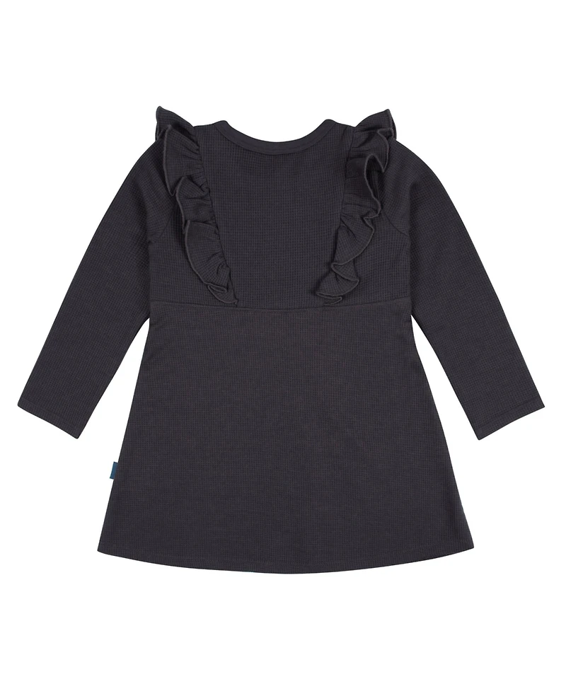 Gerber Baby Girls Long Sleeve Ruffle Dress