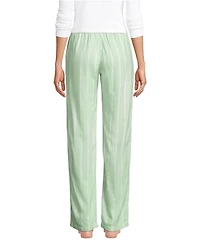 Lands' End Women's Print Flannel Pajama Pants