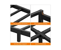gaomon 6 Inch Queen Bed, Metal Platform Bed Frame with Steel Slats Support, Mattress Foundation, Easy Assembly