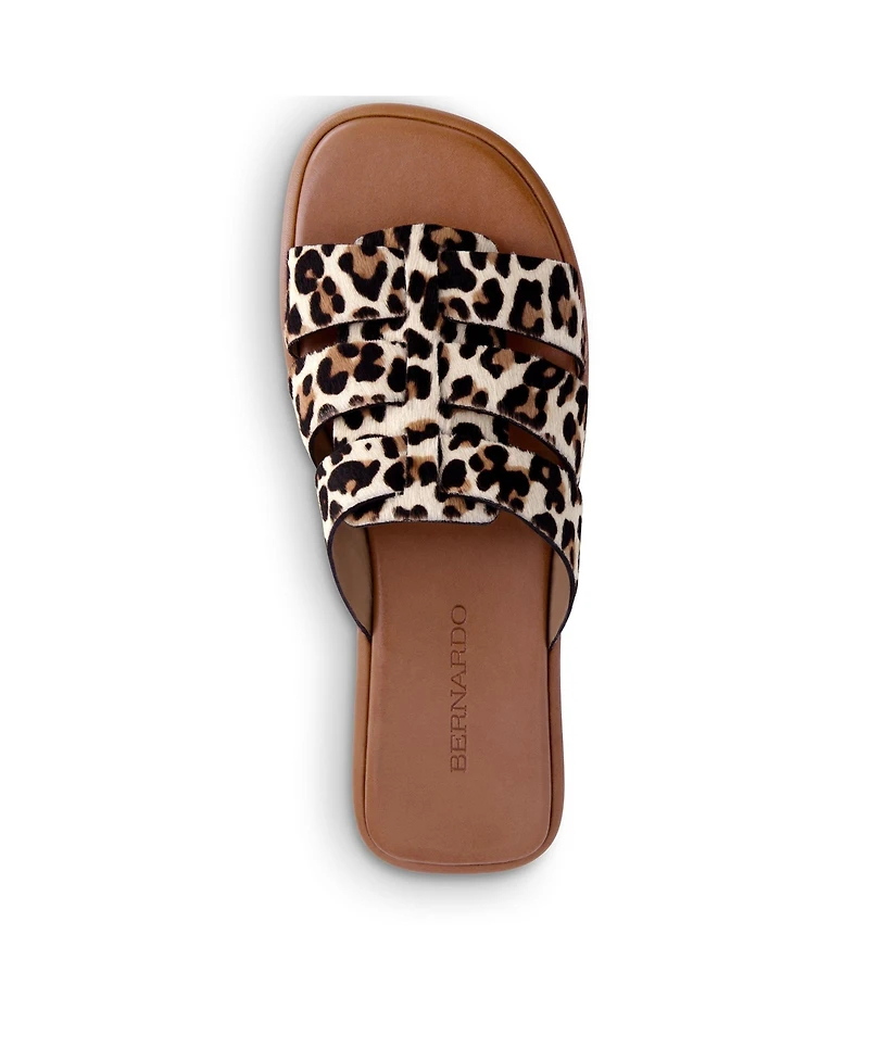 Bernardo Footwear Bernardo Tamer Haircalf Flat Sandal