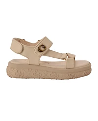Guess Women's Lanara Quattro G Sporty Platform Footbed Sandals