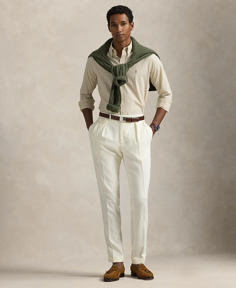 Polo Ralph Lauren Men's Classic-Fit Gingham Stretch Poplin Shirt