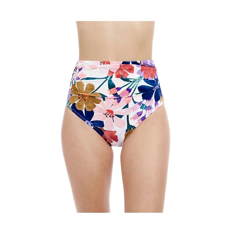 Profile by Gottex Women's Melody Shirred High Waist Bottom