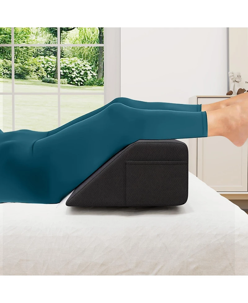 Gouun Bed Wedge Pillow with Storage Bag-King Size