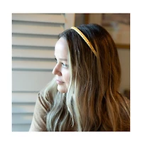 Thin Solid Headband - Pale Yellow