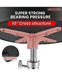 5 Core Drum Throne Padded Guitar Stool Adjustable Heavy Duty Music Chair Seat Universal for Adults & Kids with Anti Slip Rubber Feet