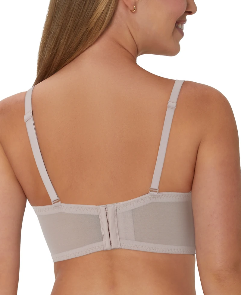 Maidenform Women's Pure Comfort Lace & Mesh Longline Wireless Bralette DM1188