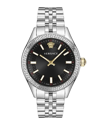 Versace Hellenyium Silver Stainless Steel Bracelet Watch
