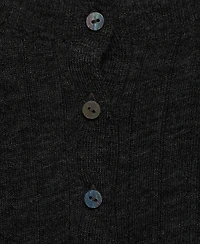 Mango Women's Button Knit Cardigan