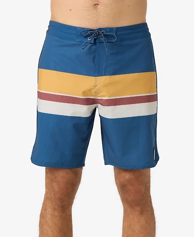 O'Neill Men's Cruzer Stripe Scallop 18 BoardShorts