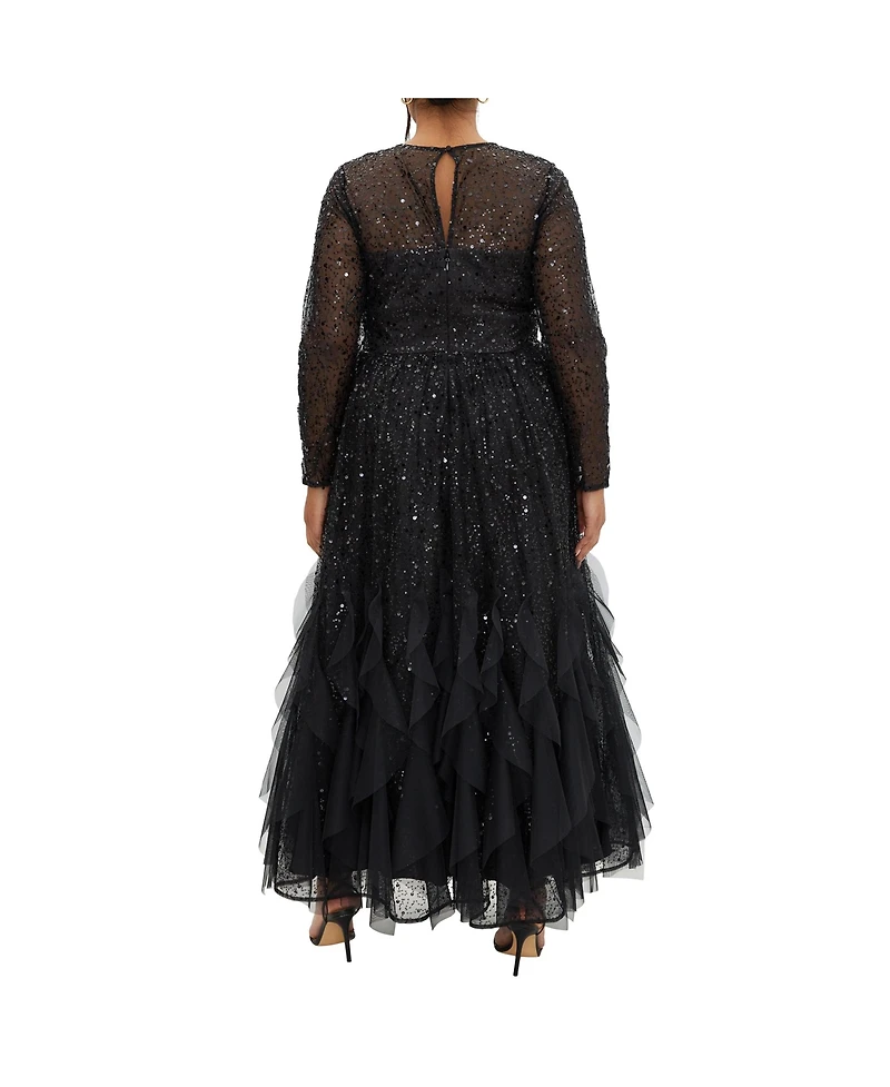 City Chic Plus Schiffer Maxi Dress